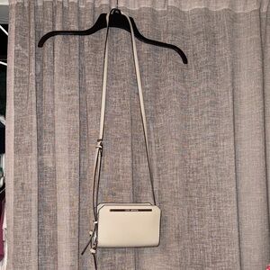 Steve Madden Cream/Gray Crossbody Bag